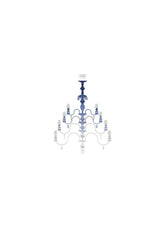 Belle De Nuit 56 Lights Chandelier, Blue (US)
